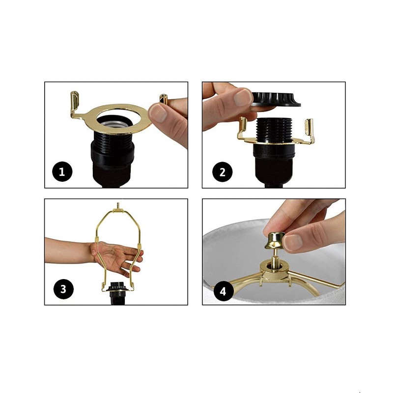 SLIP UNO Adapter Converts your 9" high Lampshade to fit