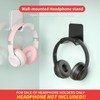 Liboer Headphone Wall Mount Mini Headphone Hook Holder with Strong
