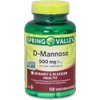 Generic Spring Valley, D-Mannose 500 mg, Veg Capsules, 120 Count