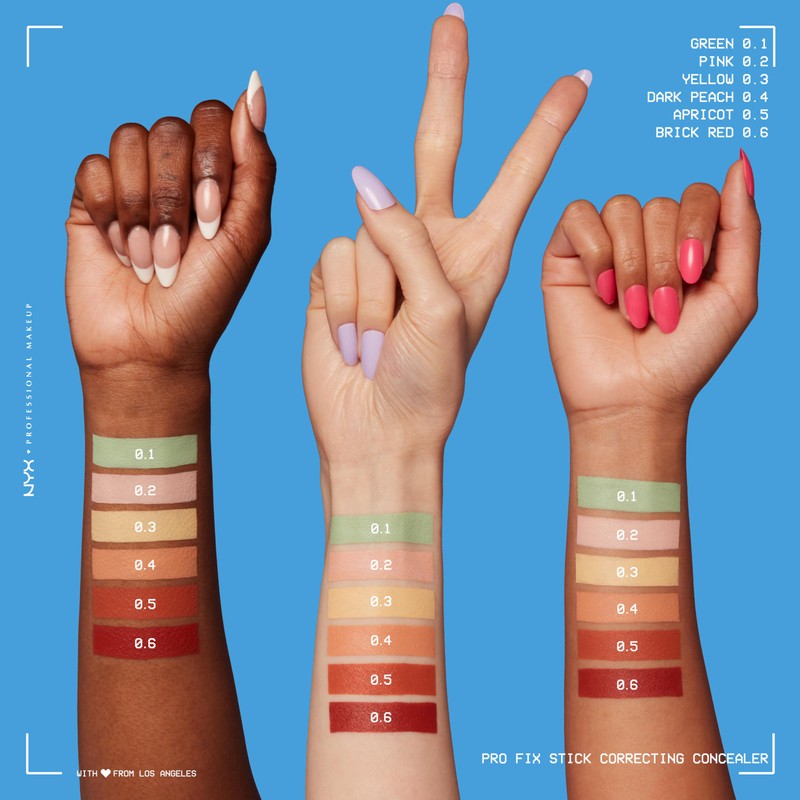 NYX PROFESSIONAL MAKEUP Pro Fix Stick Correcting Concealer, Buildable Medium