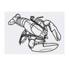 Large 'Lobster' Temporary Tattoo (TO00032876)