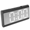 Alarm Clock LED Digital Display Mirror USB Charging Desktop Clock