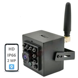Clicklife - Mini Camara Espia Oculta Full HD 1080p 2MP WiFi Metálica con Audio Unidireccional y Detección de Movimiento con App CamHipro Compatible Android/iOS Grabación en Tiempo Real.