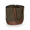 PICNIC TIME Tennessee Titans Coronado Canvas and Willow Basket Tote