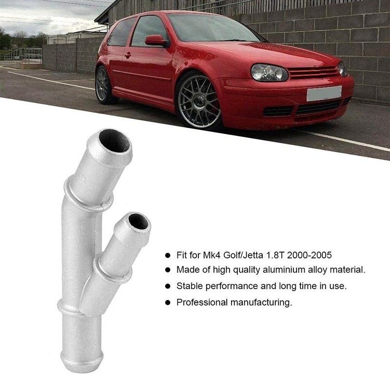 Coolant Flange Plug Drain Hose, Coolant Pipe Y Flange, 1J0121087E