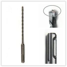 DrillForce 1pcs 1/2 inch x 6 inch SDS Plus Hammer Drill Bits, Rotary Hammer Drill Bits , Ideal for Drill Holes into Masonry, Concrete, Brick & Cinder Block.