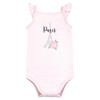 Hudson Baby Infant Girls Bodysuit, Short and Sock, Bonjour Paris,