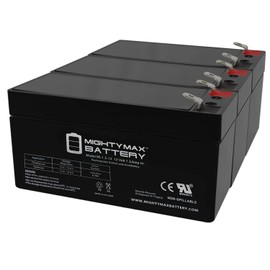 Mighty Max Battery 12V 1.3Ah Sealed Lead Acid Rechargeable Medical Alarm Backup Battery - 3 Pack