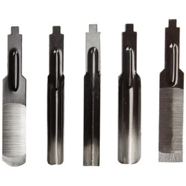 Proxxon 28572 Set of carving knives for SGM & MOS 5 pcs. , Black , 7.28"