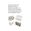 CusoTec Neozed Fuse Socket D02 Set with Screw Caps Fuses
