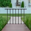 Metal Deck Railing, Flat Railing Kit, Metal Porch Railing Outdoor,