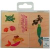 Show-Offs Mermaid Wood and Rubber Stamps for Scrapbooking, Cardmaking, Arts