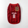 RIOSTUDIO Dog Clothes, Spring, Summer, Tank Top, Cool Soccer Uniform,
