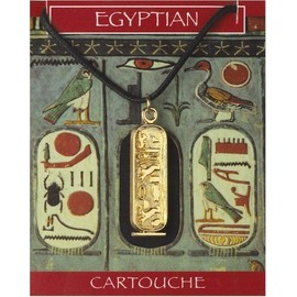 Cleopatra Cartouche Pendant Gold Plated - Egyptian Jewellery