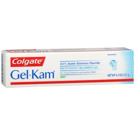 as shown GEL-KAM 0.4% GEL MINT 4.3OZ   stannous fluoride DENTAL GEL (GRAM) 0.4 %