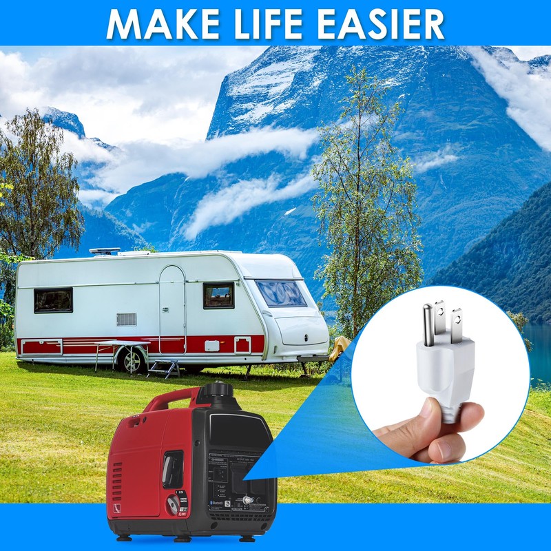 Dreyoo Neutral Ground Bonding Plug for Portable Inverter Generator, Grounding