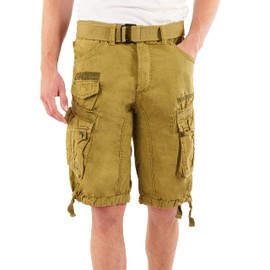 Geographical Norway men's people cargo shorts (People) - Mastic, size: xxl