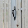 WellMade 10" Barn Door Handles Heavy Duty,Gate Handle for Wooden