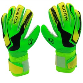 PolyMath Football Goalkeeper Gloves, Youth Adult Goalie Gloves with Finger Spines to Give Protection to Prevent Injuries, Size 5/6/7/8/9/10