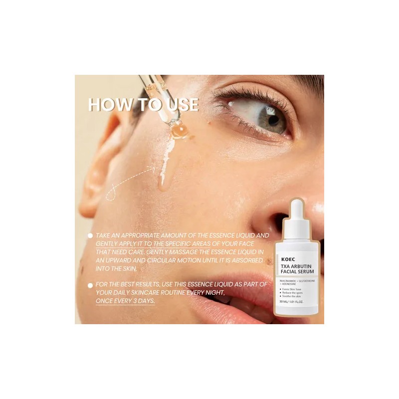 Esencia Hidratante Facial Koec Arbutin Txa, Calmante Y No