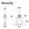 Musiclily Metric Guitar 3-Way Toggle Switch Pickup Switch LP Pickup