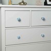 Nicola Spring Ceramic Cupboard Drawer Handle Knobs - Stripe Design