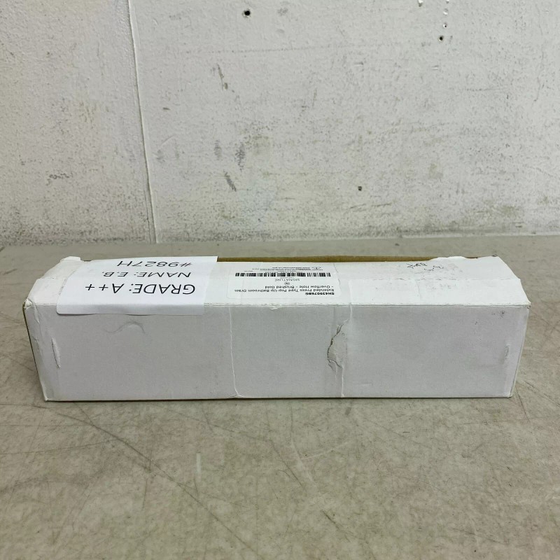 SIGNATURE HARDWARE EXTENDED PRESS TYPE POP UP BATHROOM DRAIN OVERFLOW