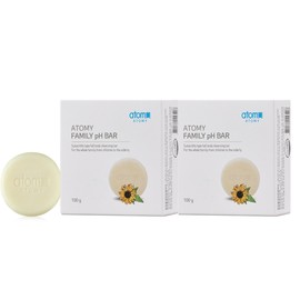Atomy whole family slightly acidic bar 100g 2 packs / 애터미 온가족 약산성바 100g 2개입