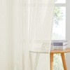 PONY DANCE Semi-Transparent Living Room Curtains, Modern, Short, Set of