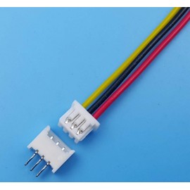 VUNIVERSUM Mr. Stecker Modellbau® Premium 3 Pin 1.25 1.25 mm SH Mini Micro JST Connector with 15 cm 28AWG Cable + Female Loose Pack of 20