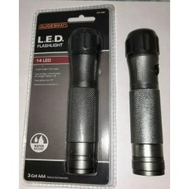 Guidesman 14-LED Flashlight Aluminum & Water Resistant 2-Pack Lot New