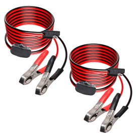 16AWG SAE Battery Connector Wire Harness by Hodeoo, with On/Off Switch Alligator Clips Sprayer Parts, Suitable for sprayers, Water Pumps, Grass Cutters,etc(2PCS).