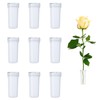 SaveSooo 10pcs Test Tube Vase Flower Water Tube Clear Tube