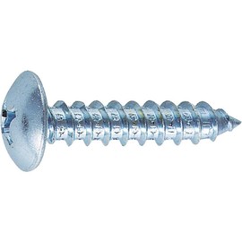 TRUSCO B42-0625 Truss Head Tapping Screws, Unichrome, Size M6 x 1.0 Inches (25 mm), Pack of 38