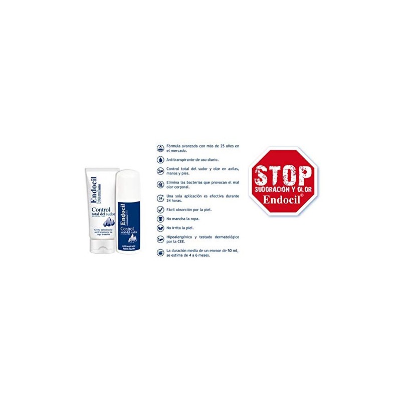 Endocil Antiperspirant Cream Tube 125 ml