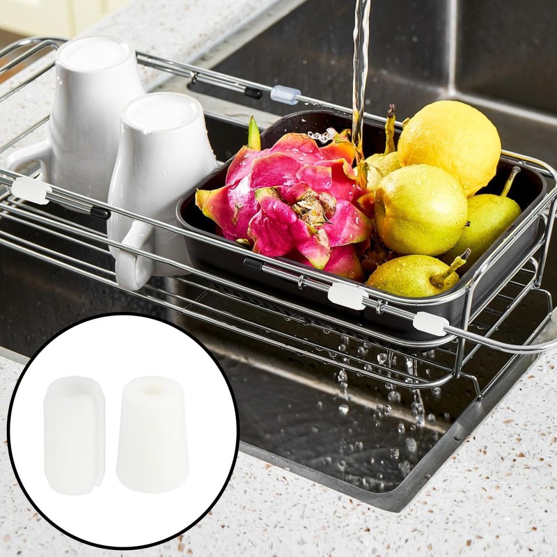 ChasCoCo 20 Pcs Kitchen Sink Rack Feet Bumper Cover Sink