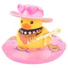 wonuu Car Rubber Duck Party Decoration, Sparkly Glitter Space cowboy