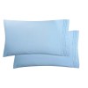 Elegant Comfort Aqua Blue Queen Size Pillowcase Luxury Soft Microfiber
