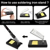 Soldering Iron Kit,80W Professional Soldering Kit for Electronics Adjustable Temperature
