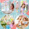 MWOOT 8 Pcs Wooden Easter Dream Catcher Craft Kits, DIY