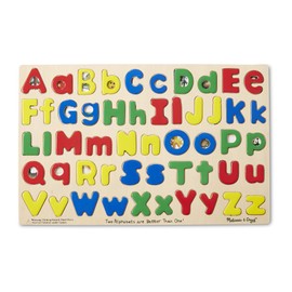 MELISSA & DOUG PUZZLE UPPER & LOWERCASE ALPHABET (Set of 6)