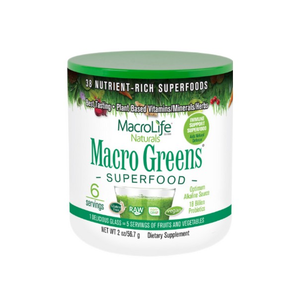 MacroLife Naturals Macro Greens, 2 oz/6 Servings - Trial Size