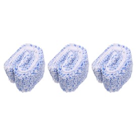 sourcing map Microfiber Scrubber Replacement Head 9.84 Inch for Window Glass Marble Wall Home Bathroom, Blue Pack of 3