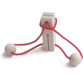 Ring Ring, Brain Developer, Brain Training, Wooden Toy, Wooden Brain Teaser, Puzzle, Japanese Good Toy Award Winning Toy, Educational Toy, String Puller, Brain Teaser, Ranking, 3 Years Old 4 Years Old, 5 Years Old, Boys, Girls, Gift, Birthday Gift, Birth