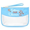 Ocean Themed Gifts for Women Blue Makeup Bags with Zipper