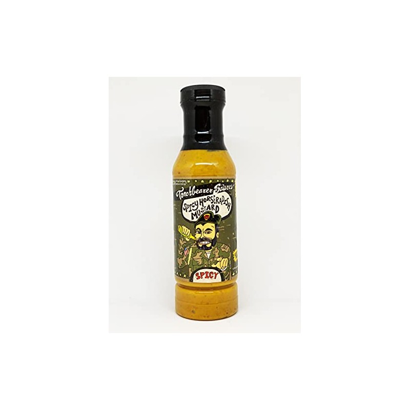 Torchbearer Sauces - Spicy Horseradish Mustard 12 oz