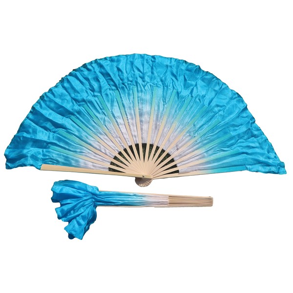 Winged Sirenny Pairs of 4" (10cm) Short Silk Flutter Folding