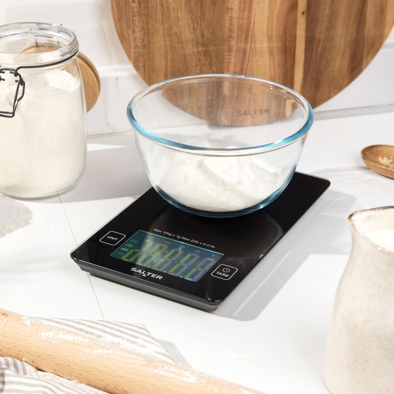 Salter High-Capacity Kitchen Scale – 10kg Capacity, Large Digital Display,