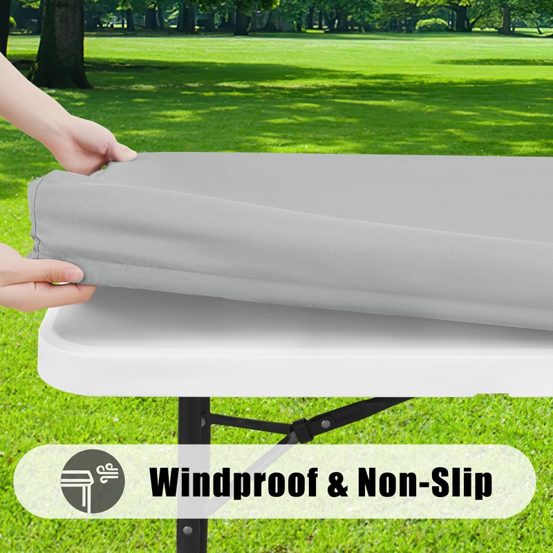 Smiry - Mantel rectangular para picnic, paquete de 2 manteles