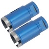 2pcs Marble Hole Openers 32mm Sharpened Sturdy Blue Drilling Hole
